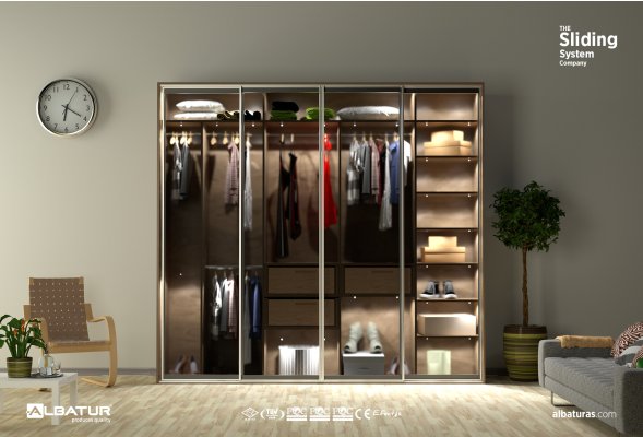 Sürgülü Ray Dolap Sistemleri